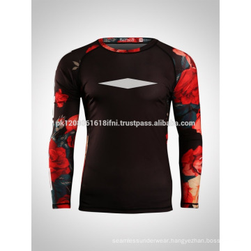 Excellent quality custom sublimated neoprene rash guard